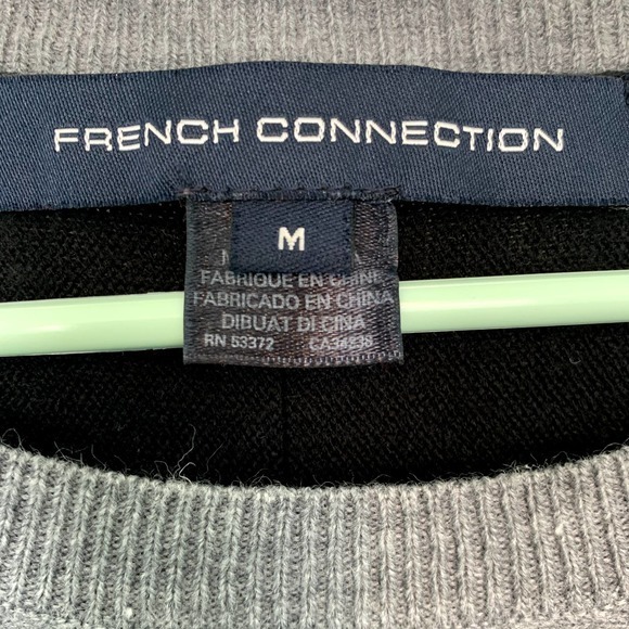 French Connection Gray Pullover Sweater Women's‎ Size Medium - Picture 3 of 5